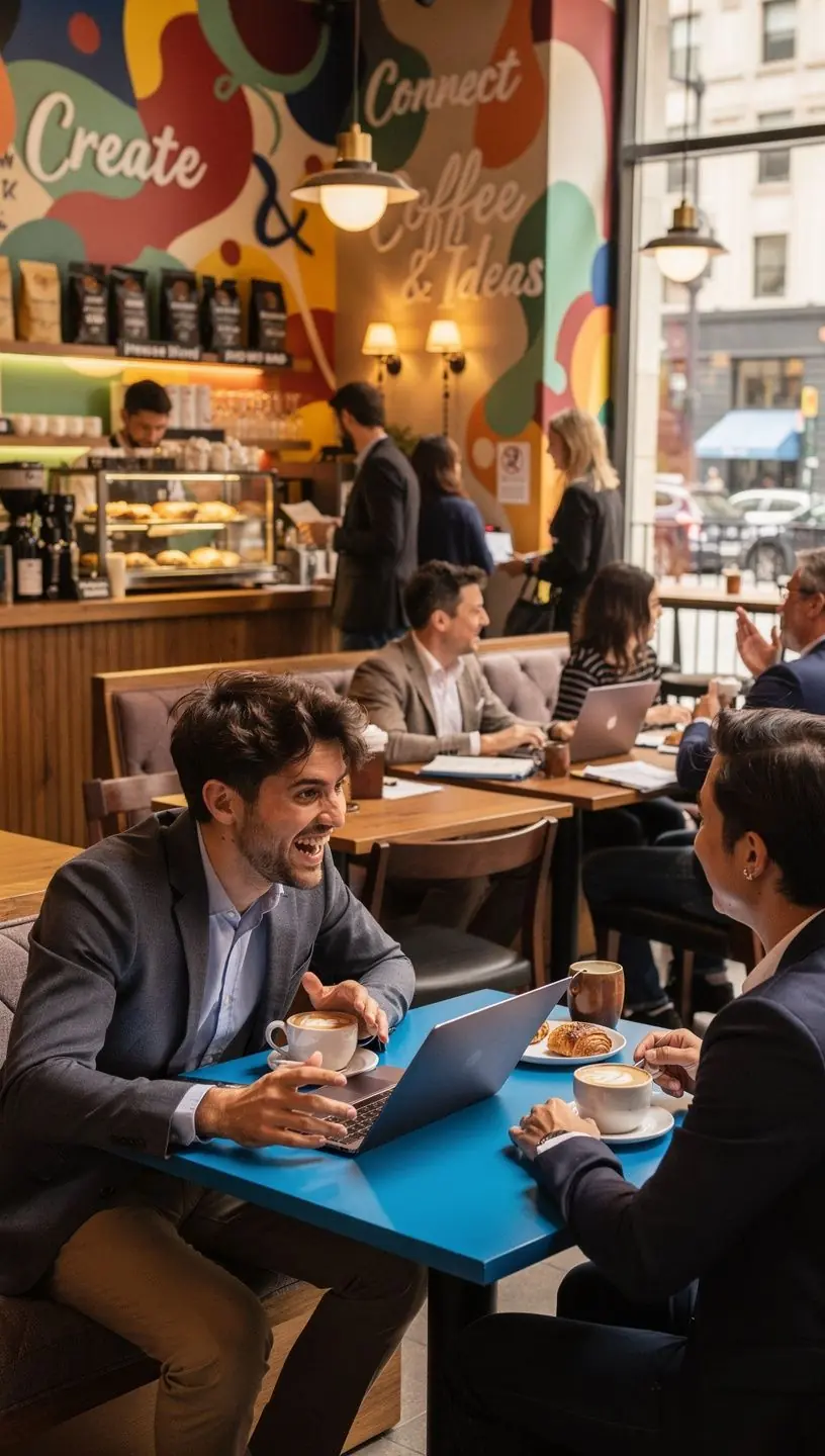 Гостеприимная зона для посетителей с уютными диванами и стильным декором.